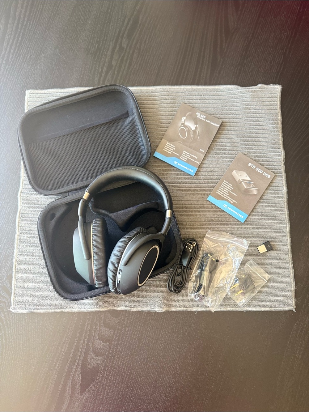 Sennheiser MB 660 Black Over-Ear Headphones with Carry Case